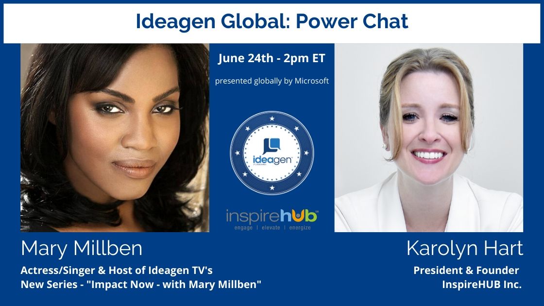 Ideagen® TV IMPACT NOW Host Mary Millben Power Chat with Karolyn Hart